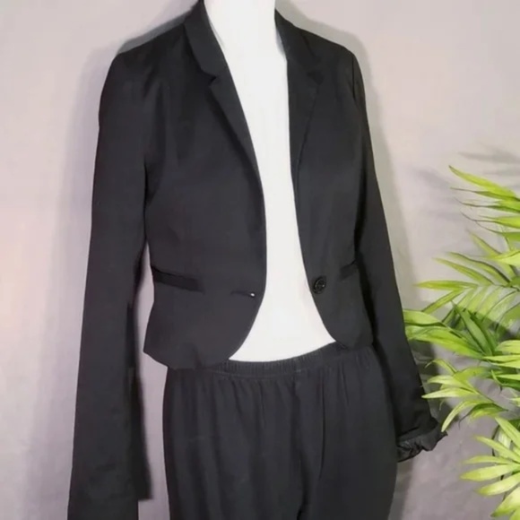 Divided Jackets & Blazers - Divided Satin Trimmed Short Jacket